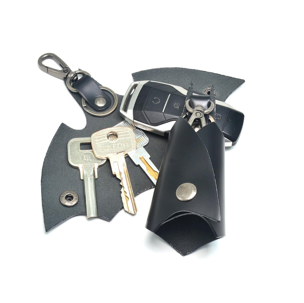 CAILLU Leather Bat Keychain gift-ready packaging for gifting occasions.