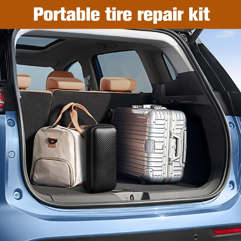CalamariKey in-car emergency setup for tubeless tires