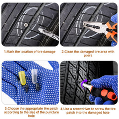 CalamariKey small self-tapping nails pack for puncture sealing