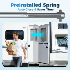 Calanofin adjustable 21-34 inch frame fits most RV doors.