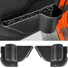 CALBEAU front door pocket for Jeep Wrangler 2011-2018 JK/JKU adds sturdy door storage.