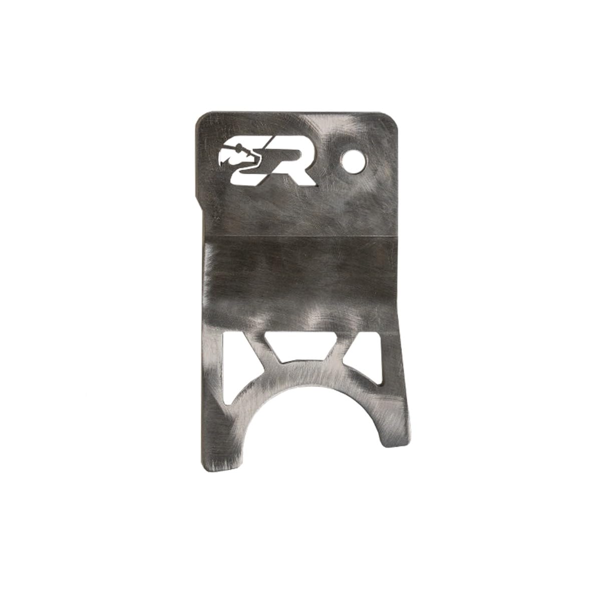 Cali Raised LED tailgate theft protector lock close-up showing secure stainless steel design.