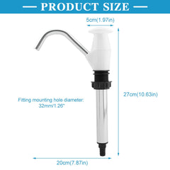 CALIDAKA hand operated pump for campers in a kitchen setup