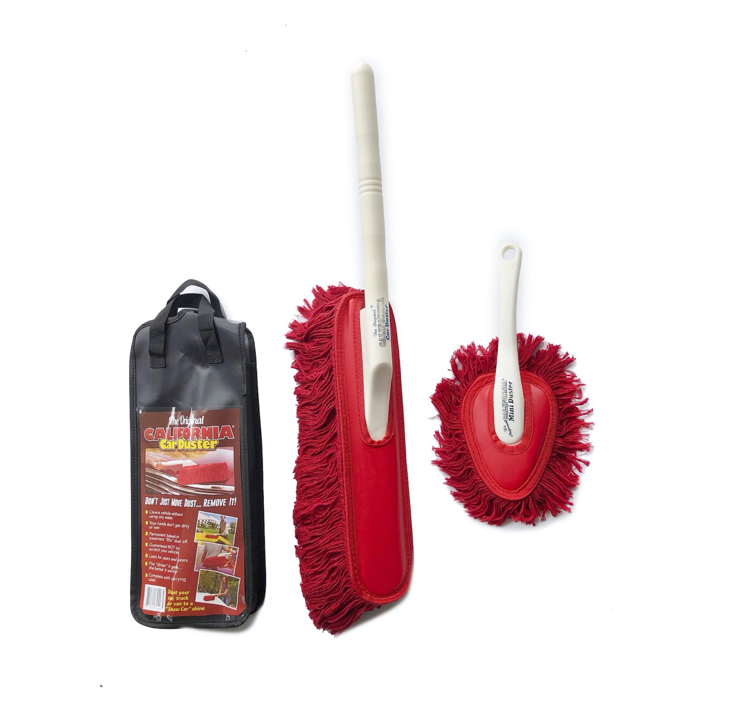 California Car Duster 62445 exterior duster lifting light dust on a car surface