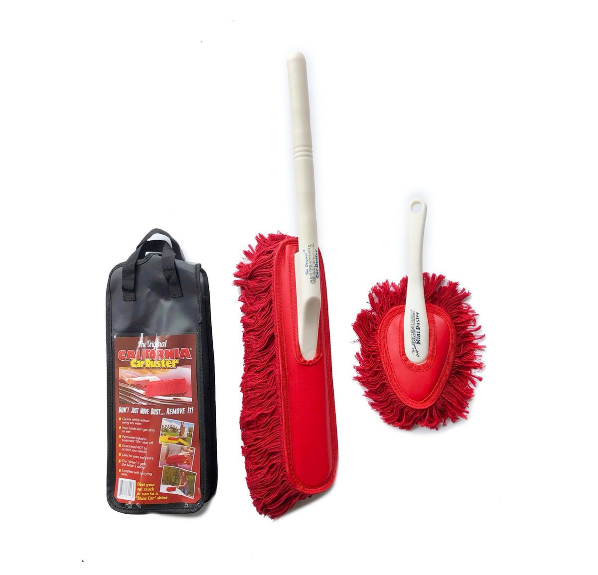 California Car Duster 62445 exterior duster lifting light dust on a car surface