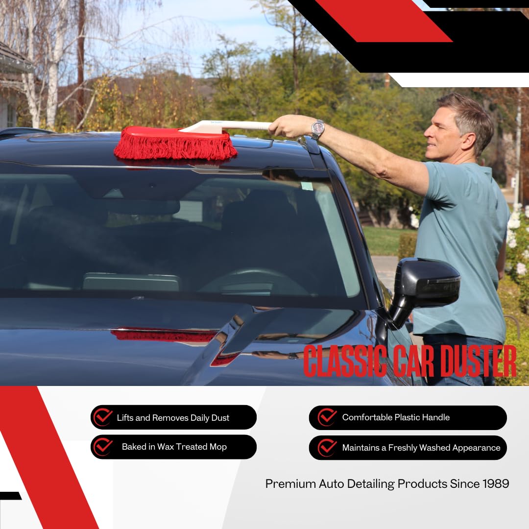 Carrying case included with California Car Duster for easy storage.
