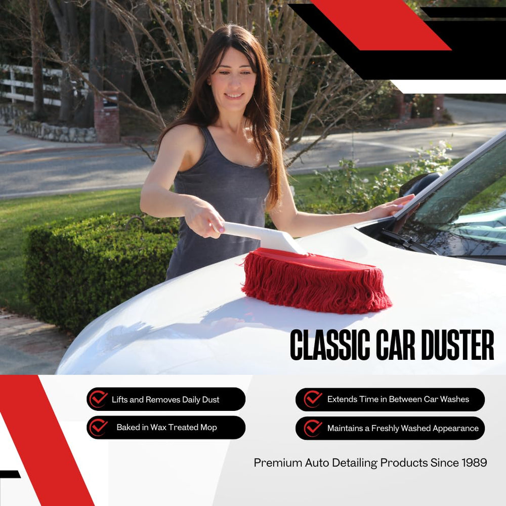 After use, California Car Duster delivers a refreshed, clean look on cars.
