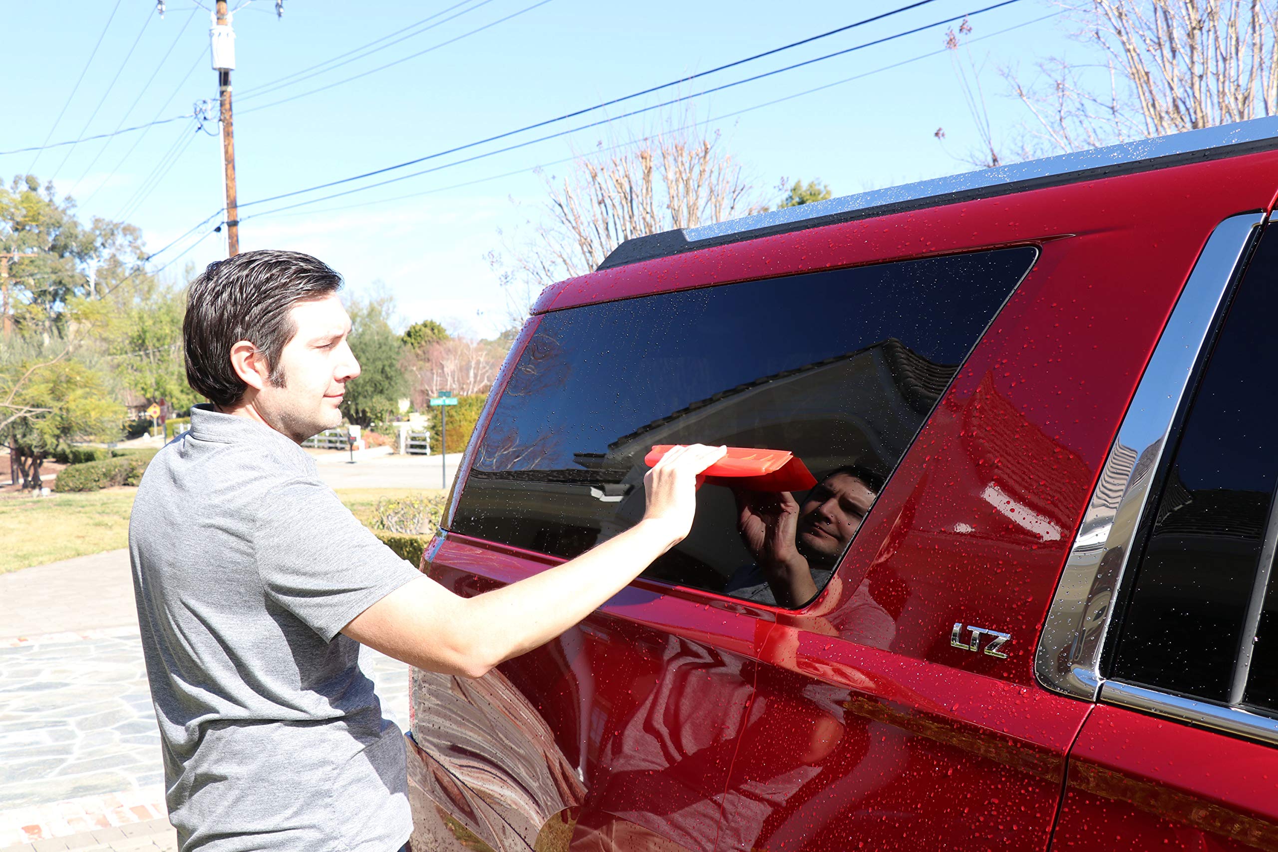 California Car Duster Jelly Blade ergonomic handle for comfortable use