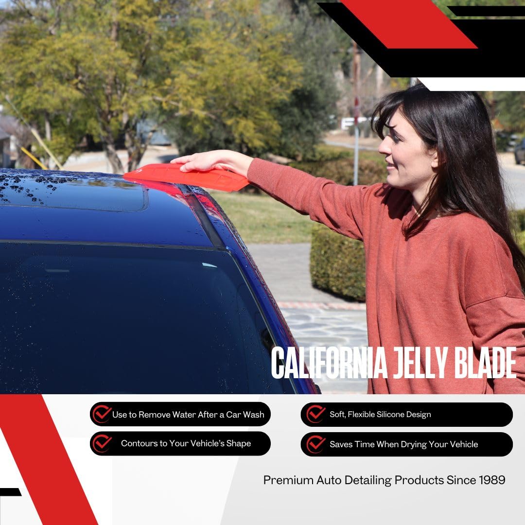 California Car Duster Jelly Blade extender end reaches tight gaps