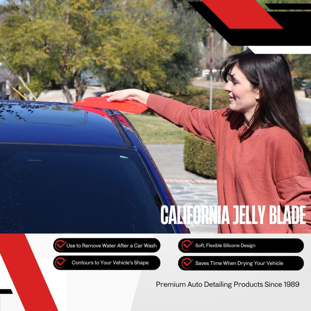 California Car Duster Jelly Blade extender end reaches tight gaps