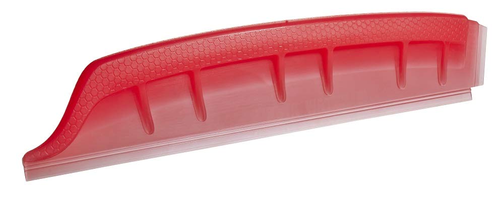 California Car Duster Jelly Blade full view in red showing flexible silicone edge for fast drying