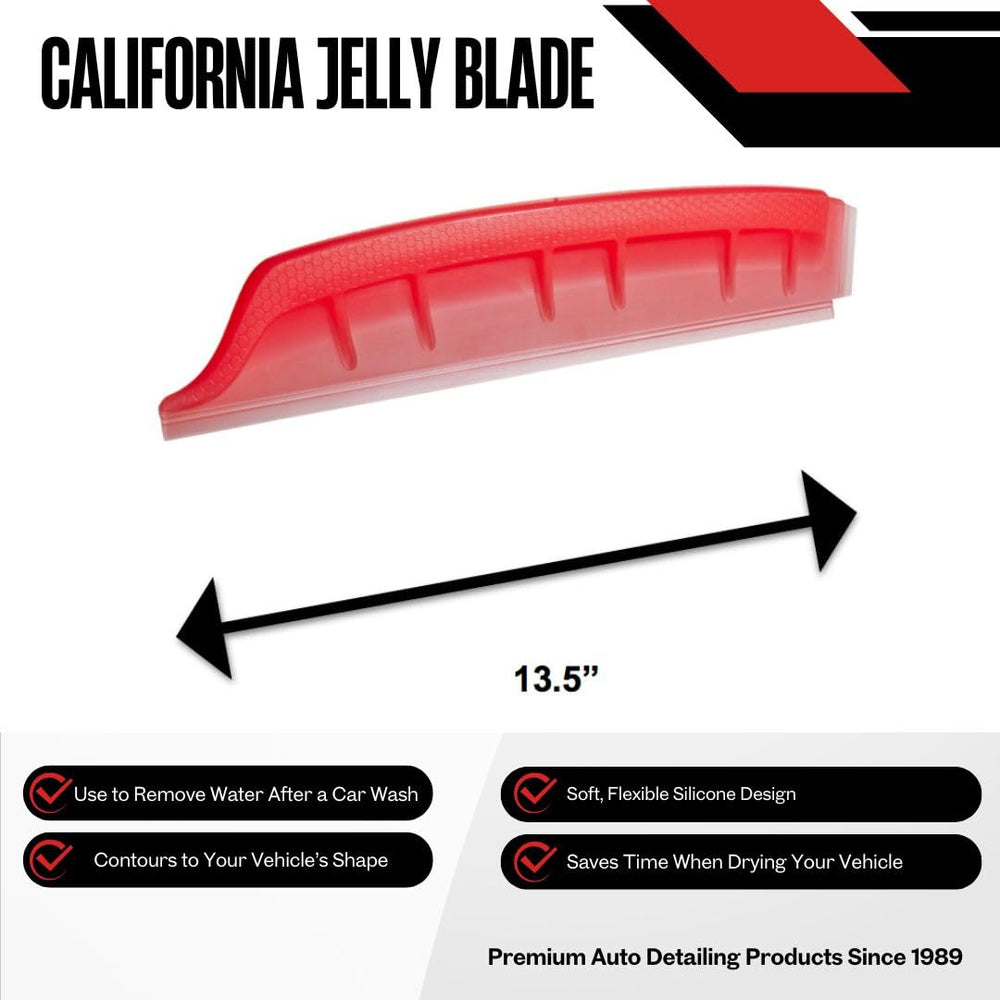 California Car Duster Jelly Blade used to dry side mirrors and fog lights safely