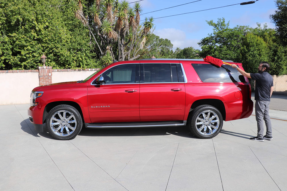 California Car Duster wax treatment lifts light dust safely without scratching
