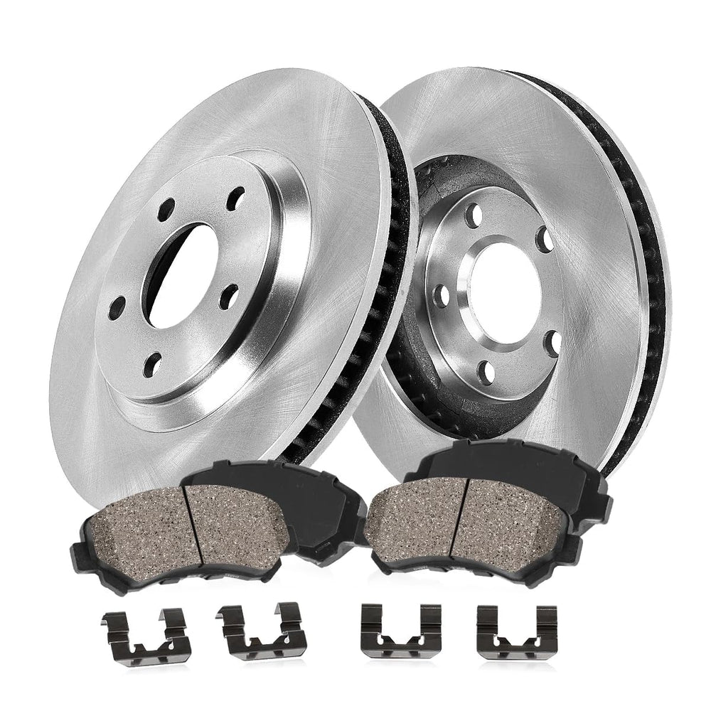 Callahan BRAKE PARTS front brake kit rotors on Pontiac Vibe for smooth stopping