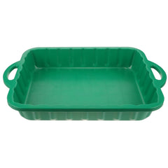 CALLARON 23.5-inch oil drain pan side view showing large capacity for oil changes.