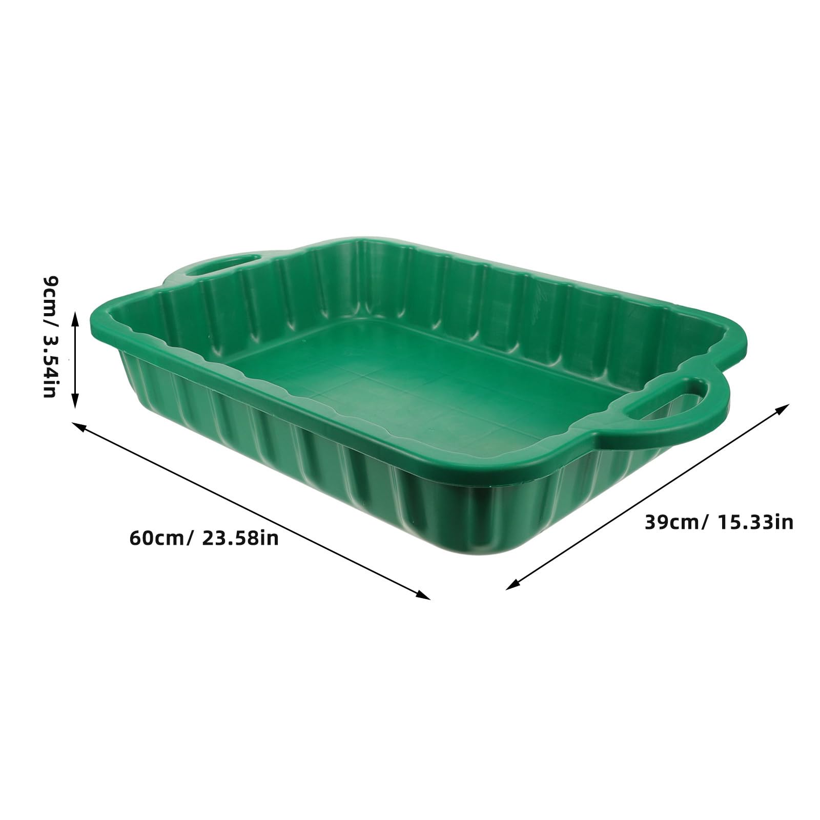 CALLARON oil drain pan collects waste oil with leakproof design.