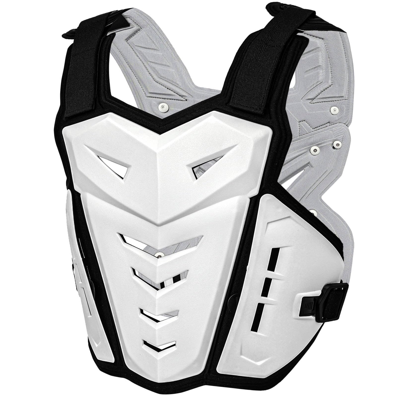 CALOPET Light Upgrade Chest Armor front view with breathable protection for rides.