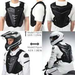 CALOPET Light Upgrade Chest Armor side view highlights adjustable straps for a secure fit.