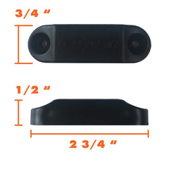 ABS housing with strong magnets for durable rain-or-shine hold.