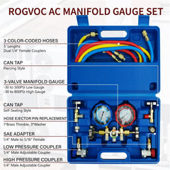 CALPOSE pressure gauge display with clear readings for quick checks