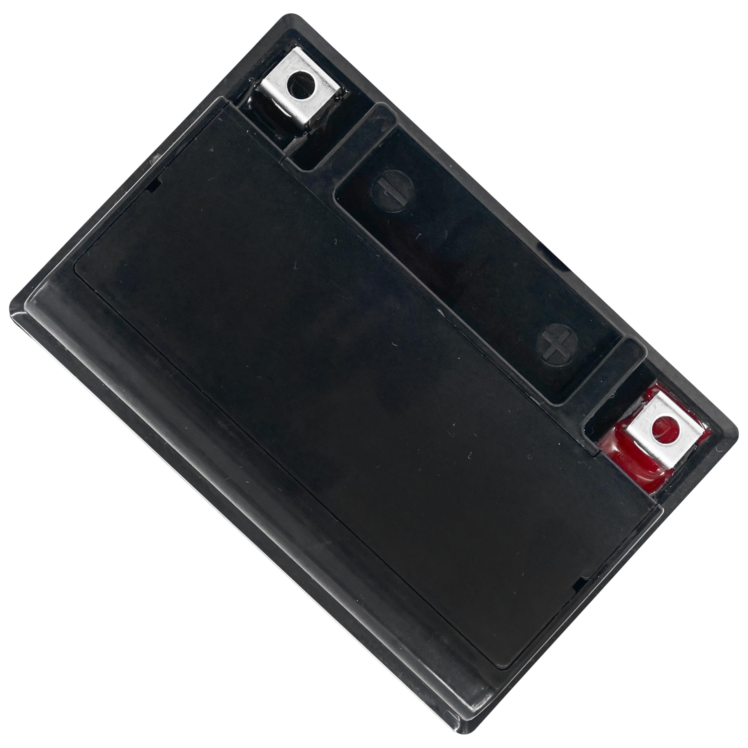 Caltric AGM battery installation-ready view demonstrates simple fit for Yamaha XVS1100A.