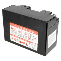 Caltric sealed maintenance-free AGM battery demonstrating no water requirement.