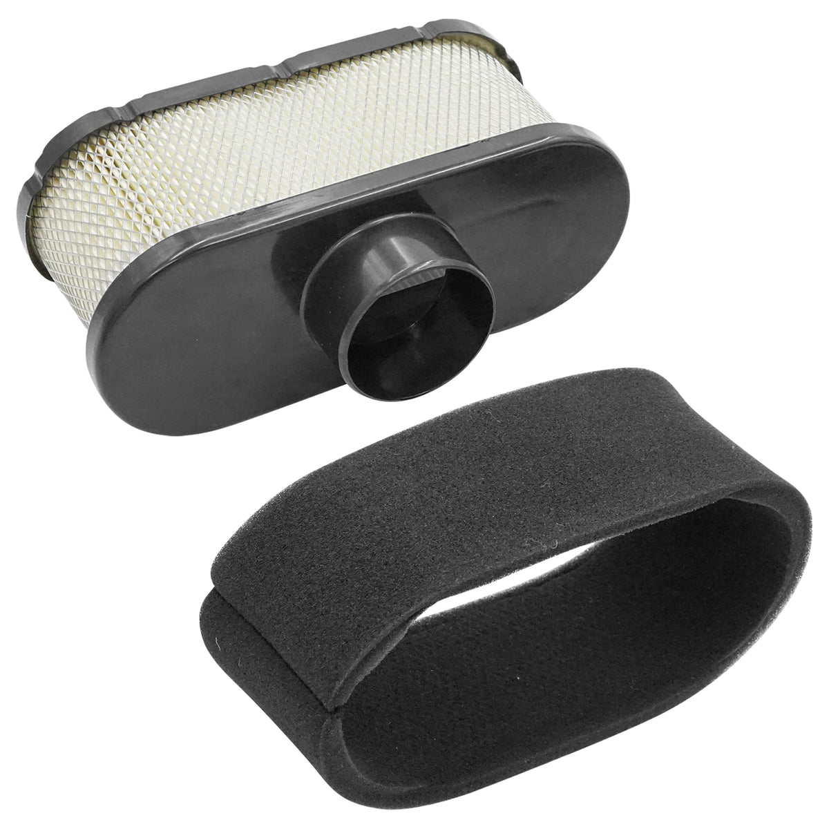 Caltric MIU12555 air filter front view, reliable engine protection and airflow.