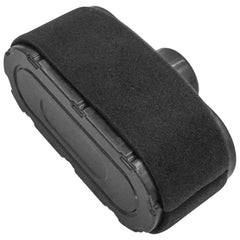 Caltric MIU12555 air filter packaging, verify compatibility with John Deere models.