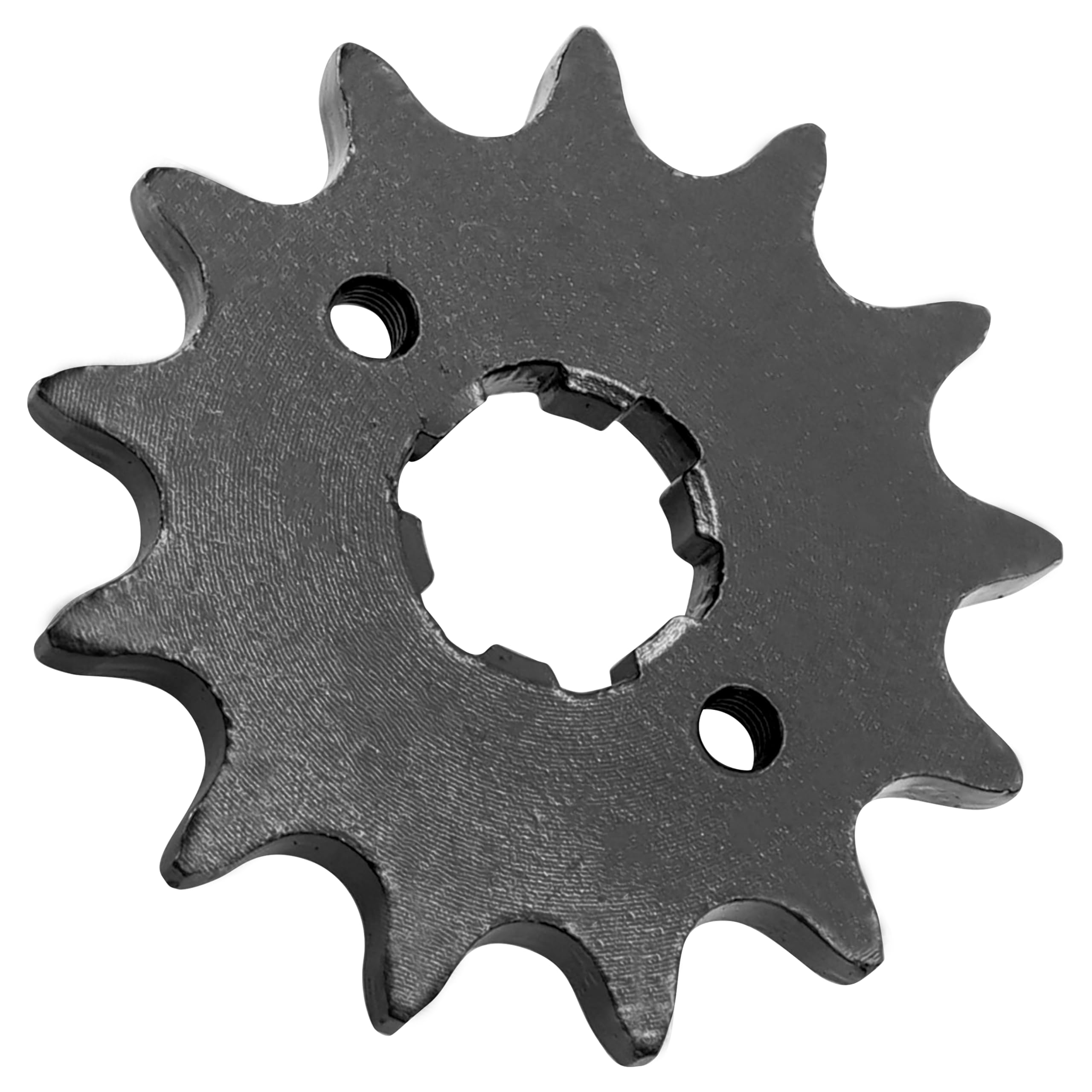 Caltric rear sprocket assembly ensures secure mounting and even wear.