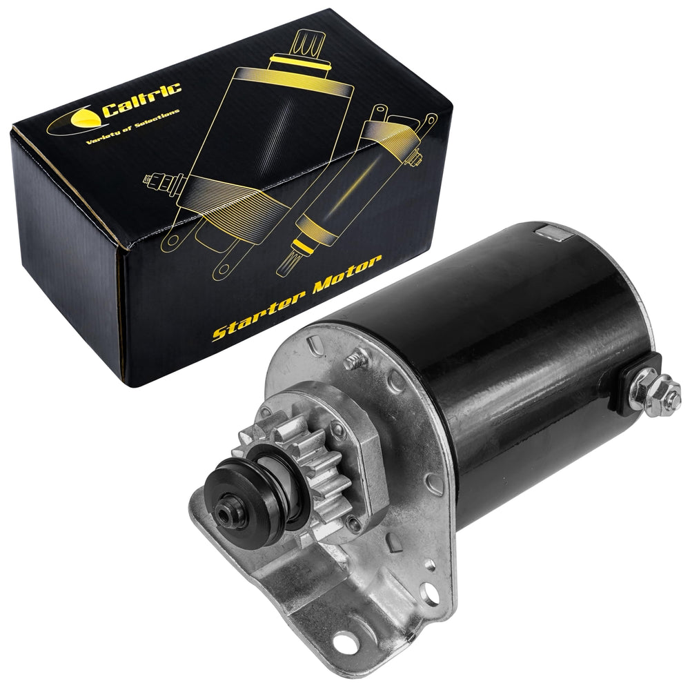 Caltric starter front view with 14-teeth steel gear for durable engagement