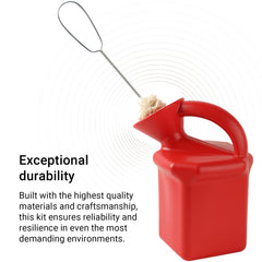 Calvana 1.25-quart capacity bucket ready for tire mounting lubrication tasks.