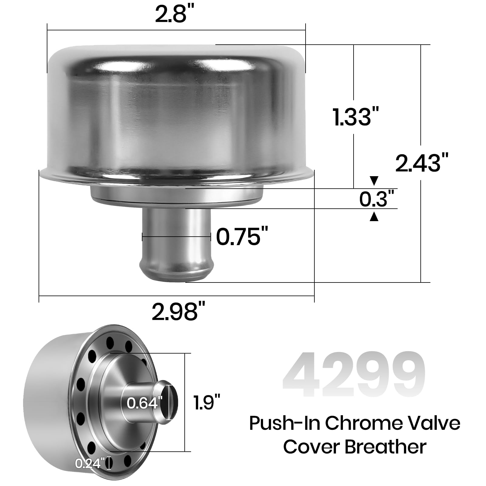 Calvana 4299 internal baffle shows oil splash prevention and steady ventilation