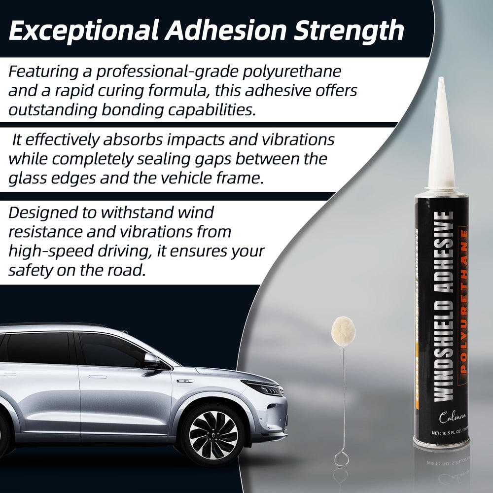 Calvana car window sealant included for complete kit reliability