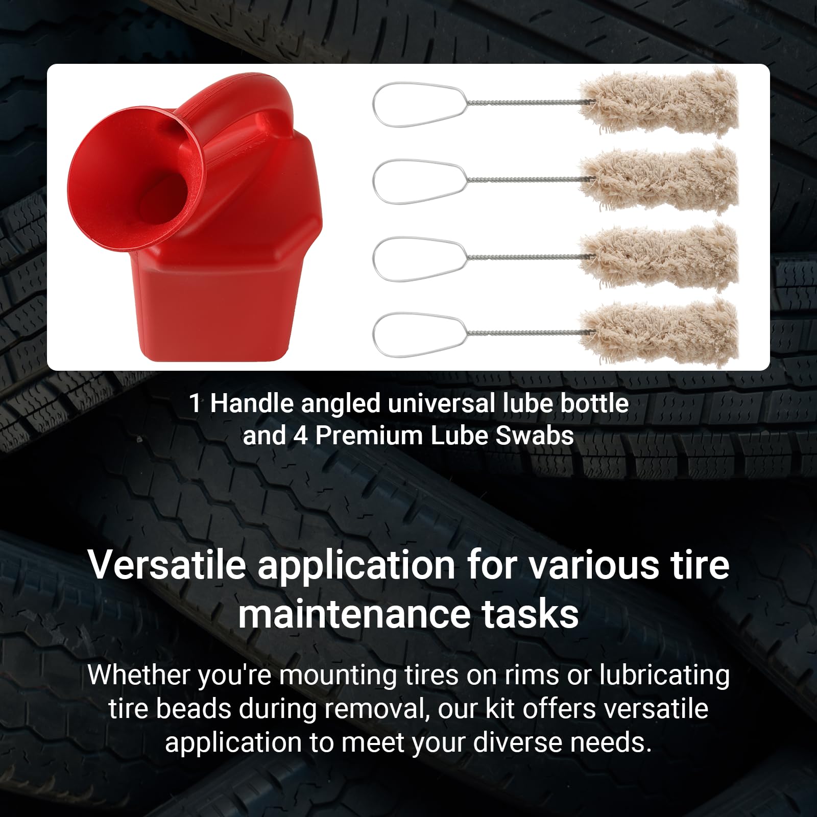 Calvana includes four cotton lube swabs for precise bead lubrication.