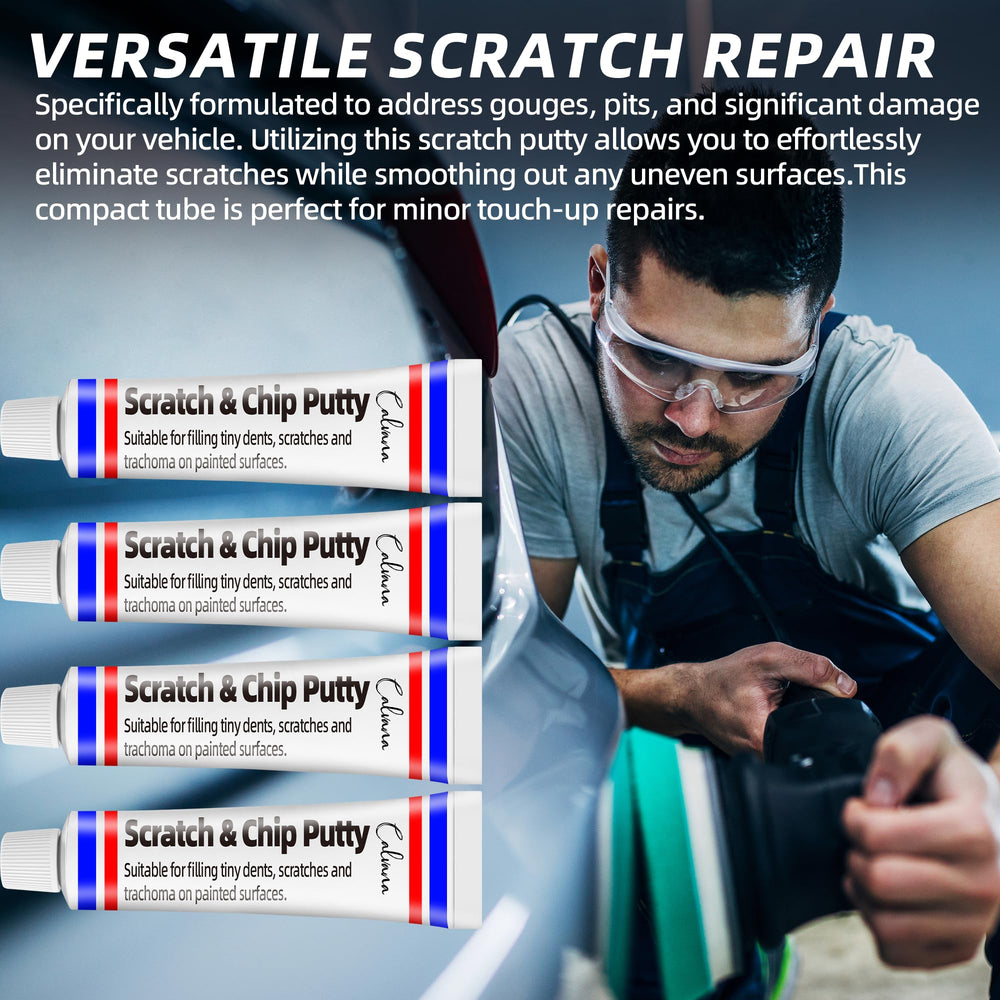 Calvana putty applicator tool for easy dent filling.