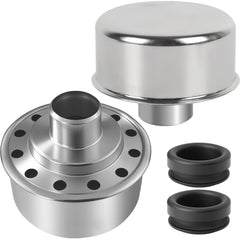 Calvana round breather with 1in tube fits a 1-1/4in hole for airflow.