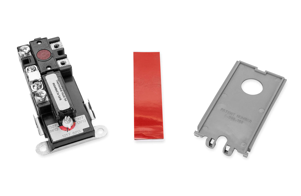 Camco 11773 adjustable thermostat lets you set preferred temperatures.