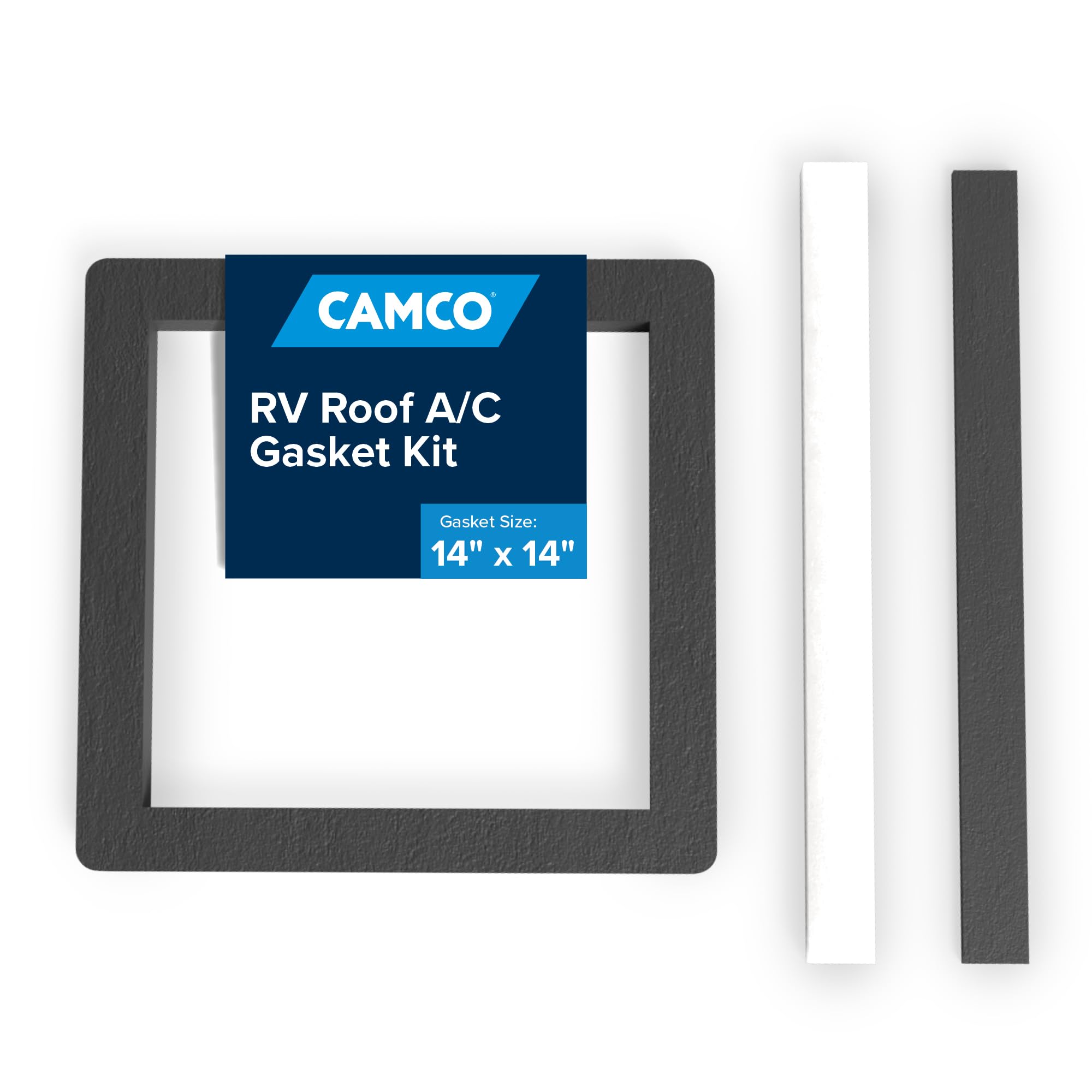 Camco 14x14 gasket frame seals RV roof against leaks