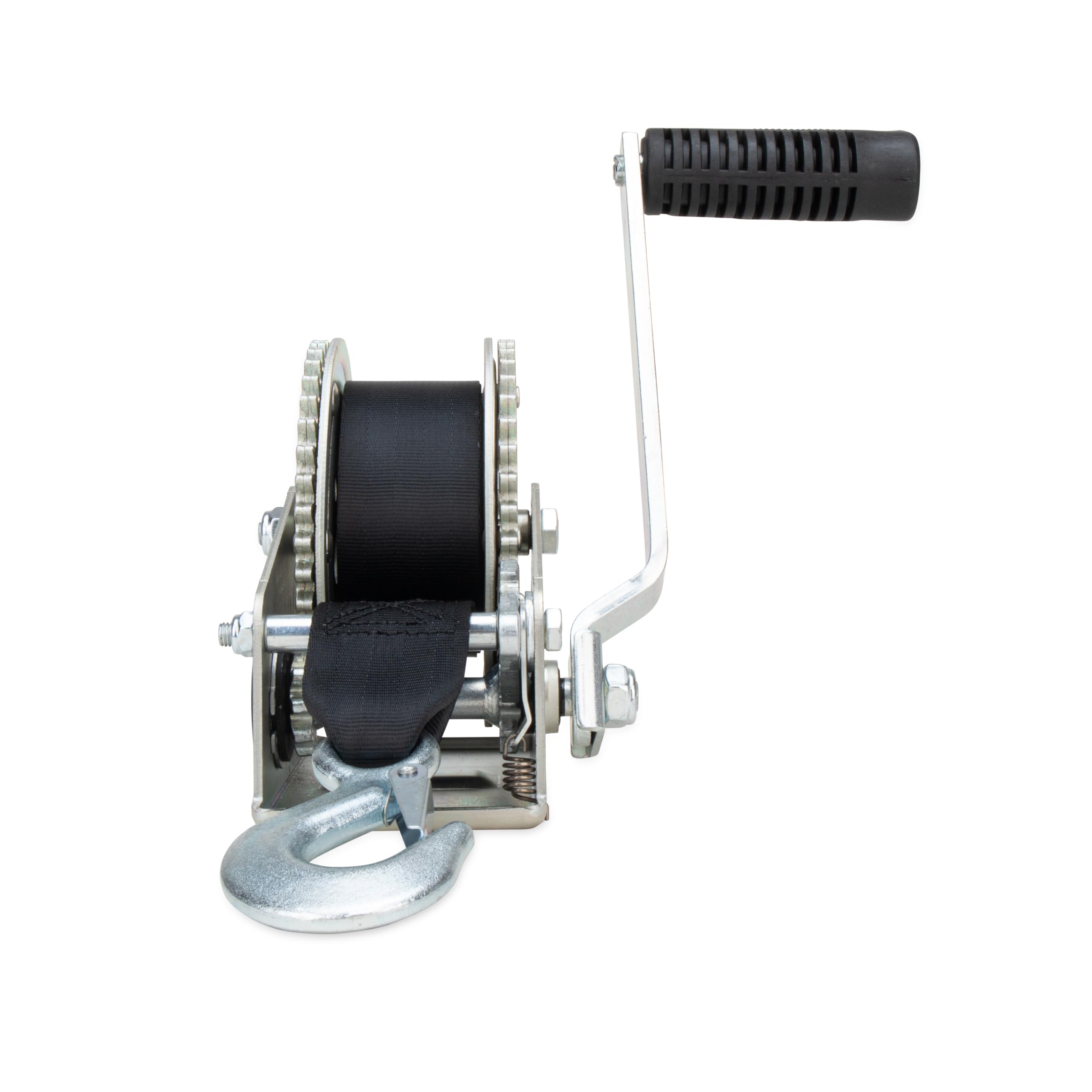 Camco 20 ft strap extended for secure boat positioning