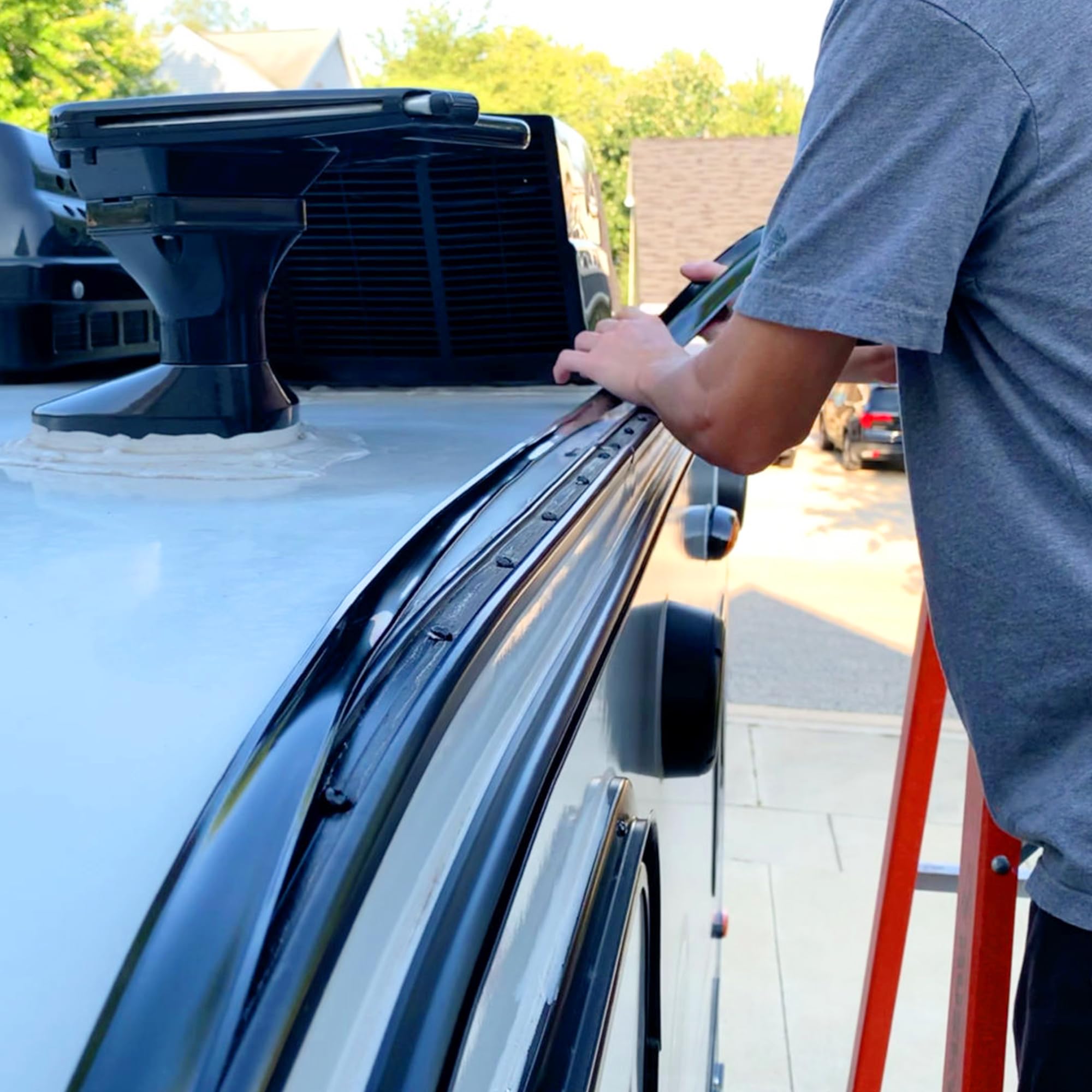 Easy installation feature of Camco trim insert saves setup time.