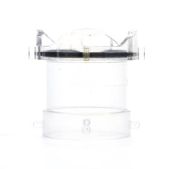 Camco 39562 clear adapter with transparent body shows rinse status clearly.