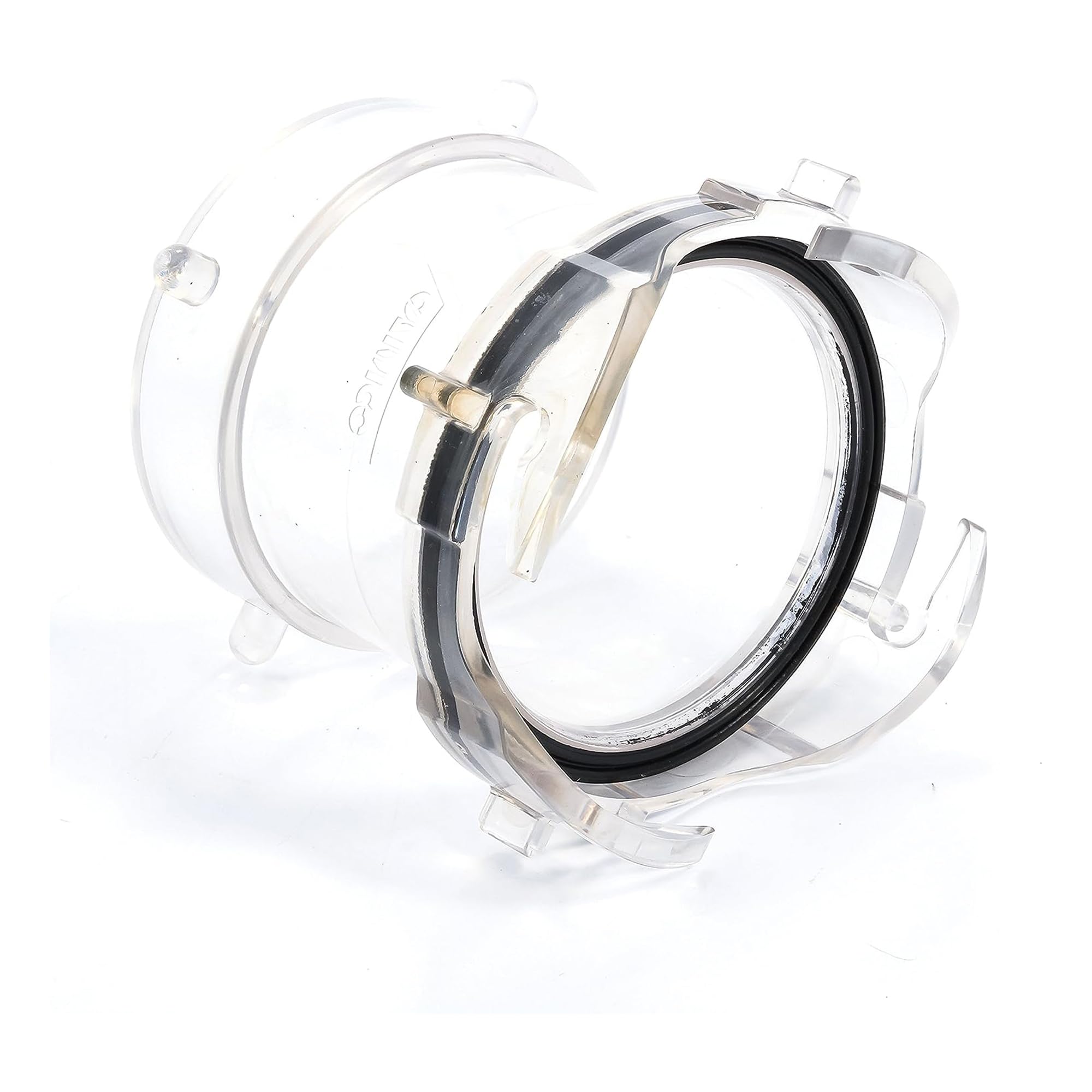 Camco 39562 clear adapter extension visually connects the outlet for easier hookup.
