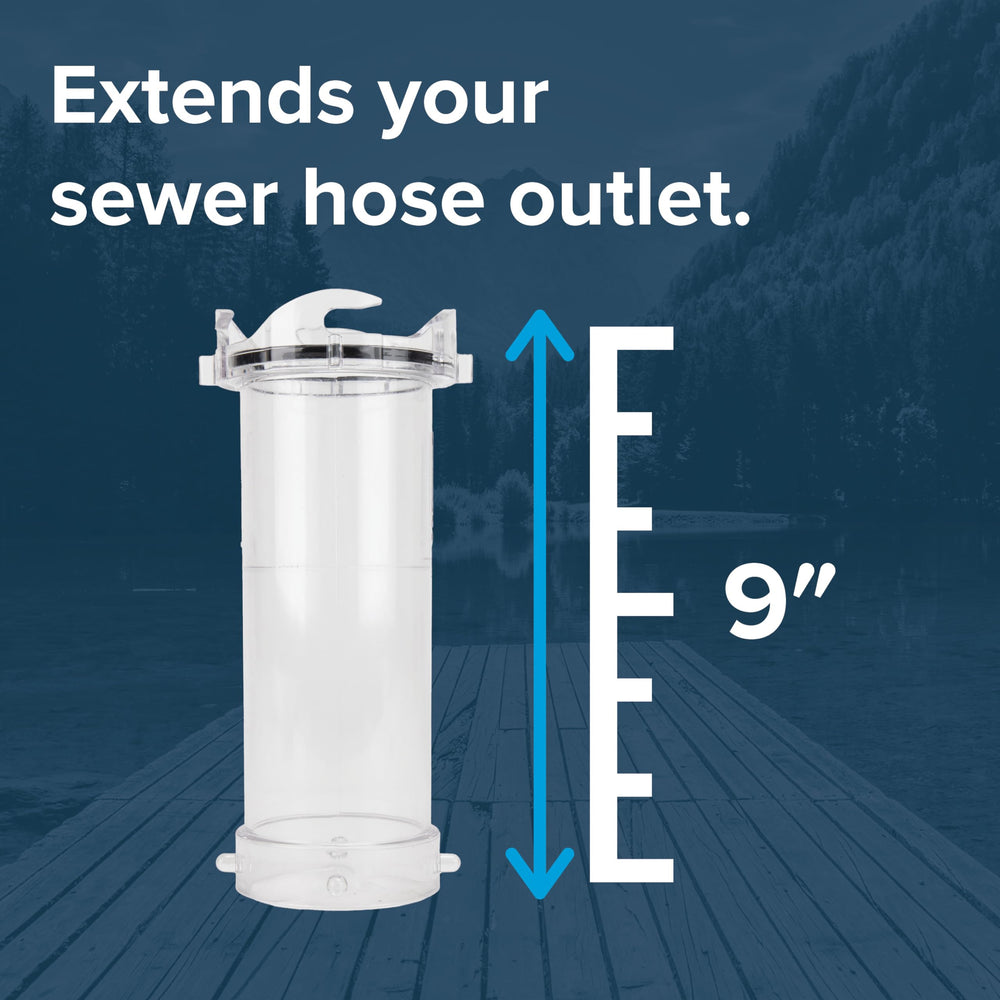 Easy install of Camco 39592 on RV sewer line