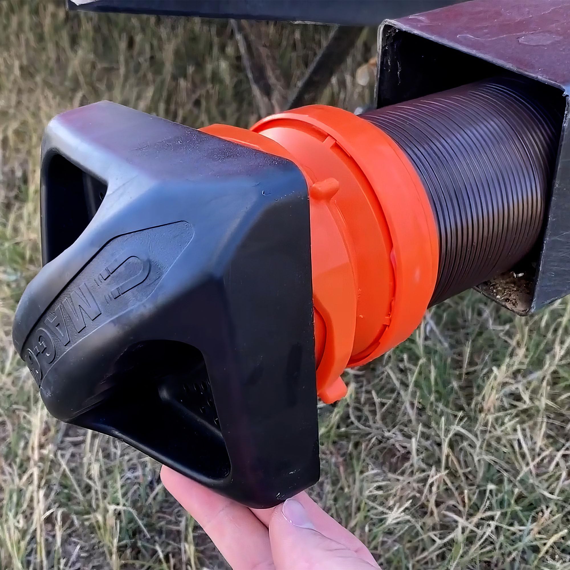 Camco 4-inch square bumper compatibility fits most metal bumpers.