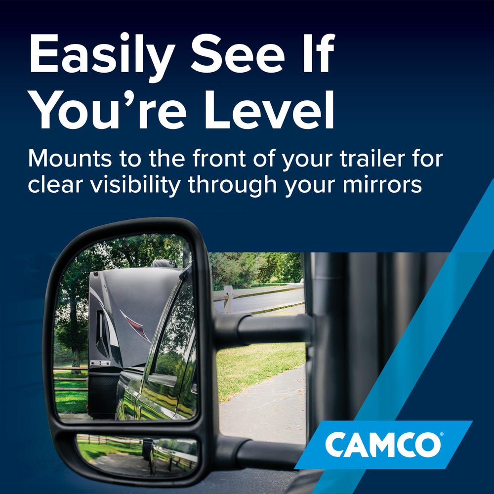 Camco AccuLevel includes optional brackets for a custom fit.
