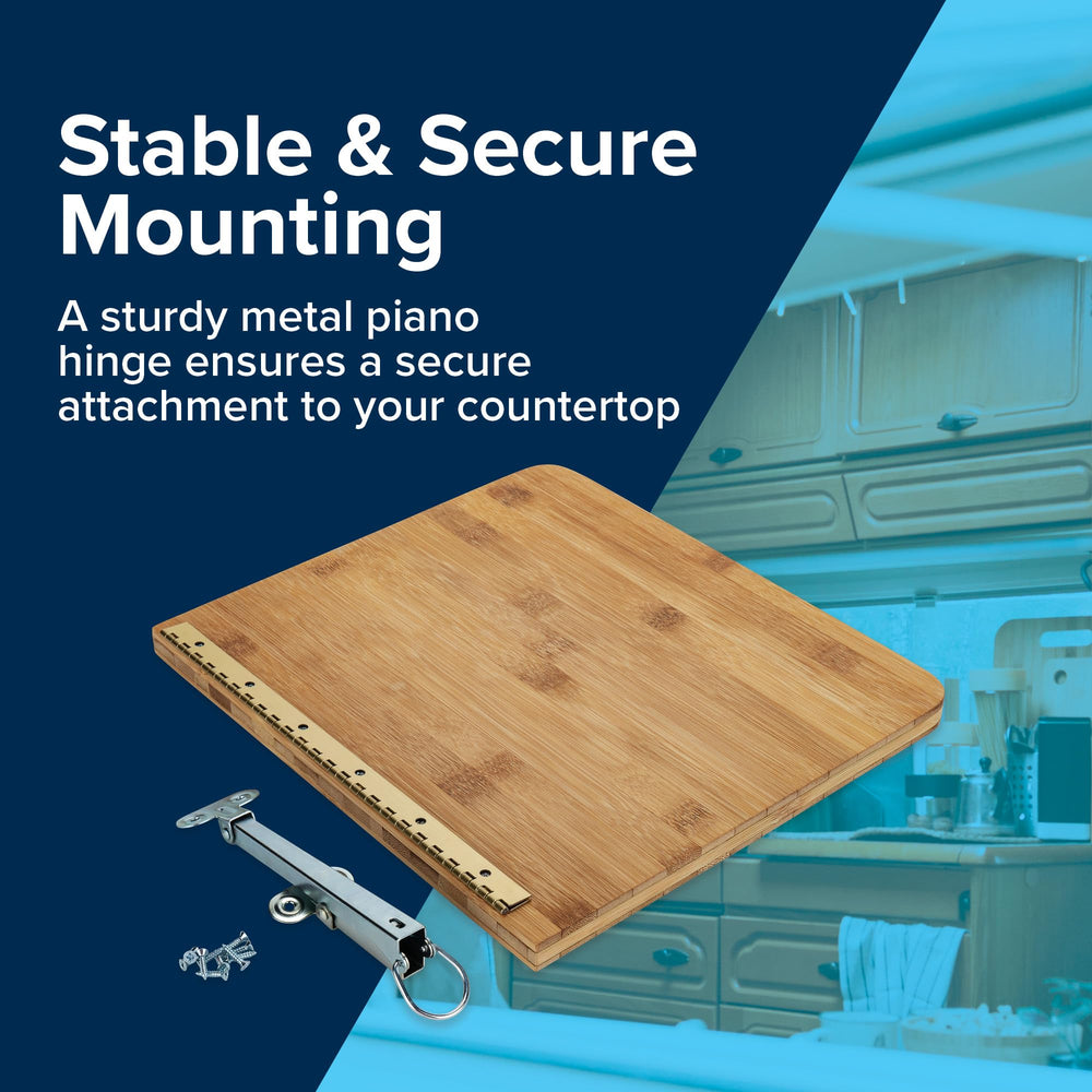 Camco Countertop Extension adds 12 inches of workspace