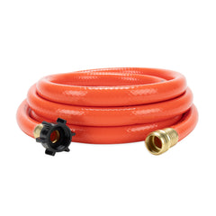 Bright orange Camco sewer hose clearly marks dirty-water use.