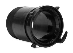 Camco RV sewer adapter with straight end for easy hookups and steady flow.
