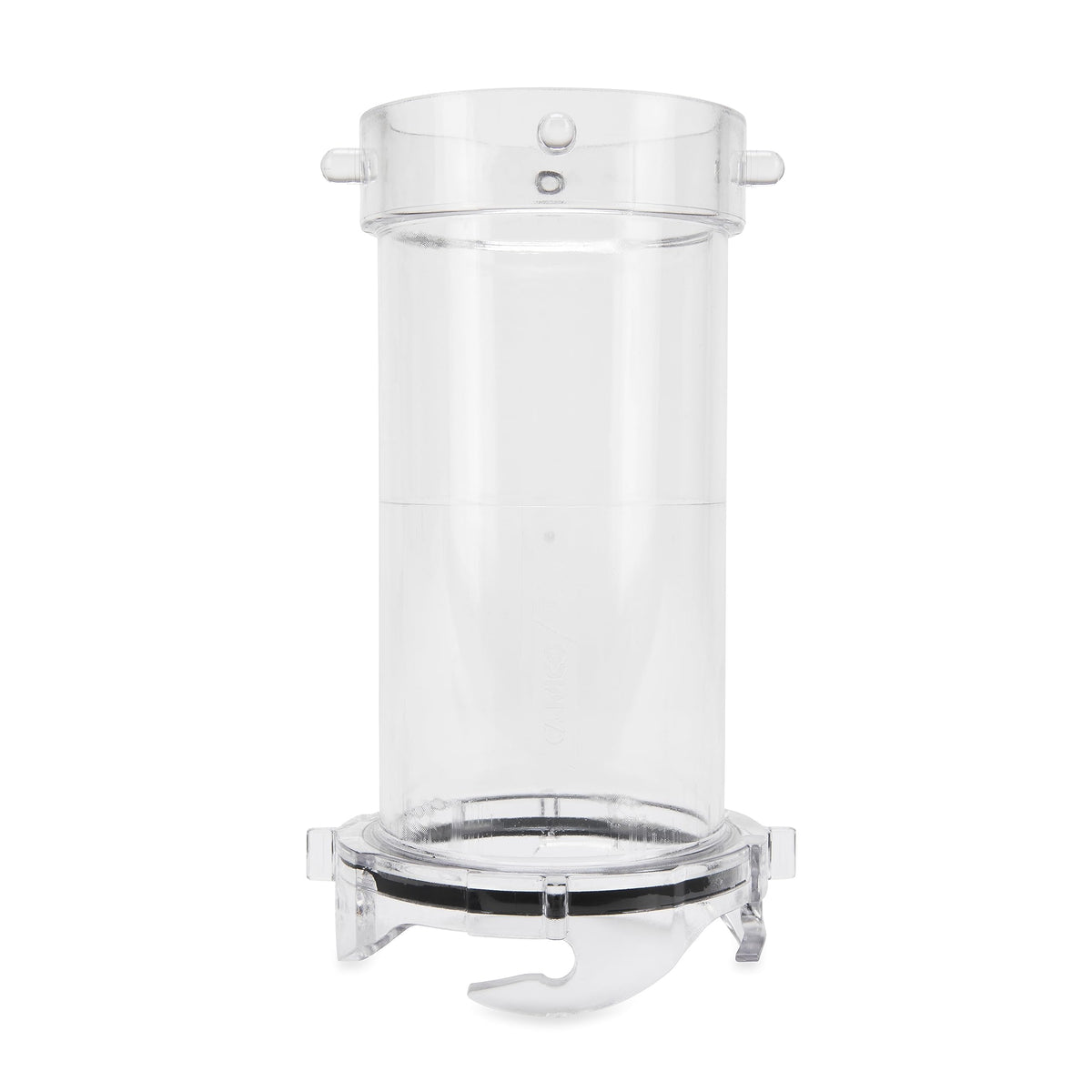 Camco Clear RV Sewer Extender shows 7-inch length for easier hookups and visual rinse