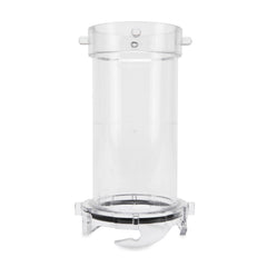 Camco Clear RV Sewer Extender shows 7-inch length for easier hookups and visual rinse